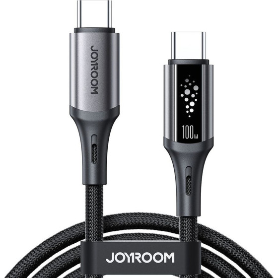 Joyroom S-A60 Startalk 100W USB-C - USB-C Cable 1.2m - Black - (S-A60 C-C 100W 1.2m black)