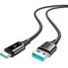 Joyroom S-A60 Startalk 3A USB-A - USB-C Cable 1.2m - Black - (S-A60 A-C 3A 1.2m black)