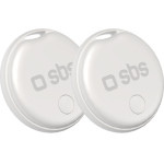 SBS 2X Tracker Compatible With Apple Find My White - (TEFINDTAGAPTEF)
