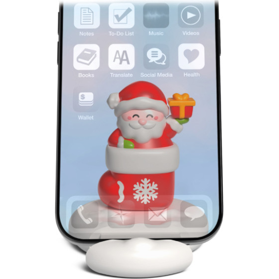 SBS Mobile Stand Holder Xmas Santa Design - (TESTANDSANTA)