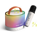 SBS Music Hero Karaoke Speaker With Microphone Led Lights And Voice Effects - (MHSPKARASOLOW)
