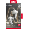 SBS Wireless Earphones Tws Ai With App / 2WAy Translation White - (TEEARTWSAIBTW)