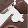 Gentleman Mag Cover Case Compatible With Magsafe For Samsung A57 brown
