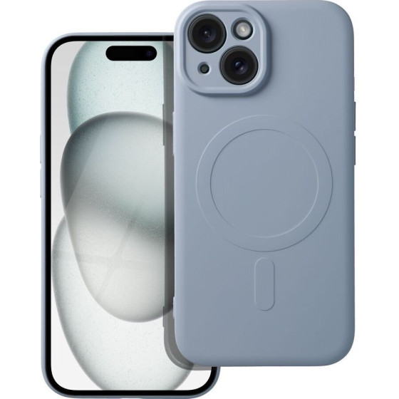 Silicone Mag Cover Case Compatible With Magsafe For Samsung A37 Light blue