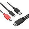 XP-Pen Hdmi �� USB-C & 2x Usb ��� �������� ���������, 1.5m, ����� - (SPE40)