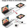 XP-Pen Hdmi �� USB-C & 2x Usb ��� �������� ���������, 1.5m, ����� - (SPE40)