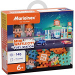 Marioinex Mini Waffle City Building Blocks Petrol Station, 148 Pieces - (5903033906996)