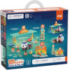 Marioinex Mini Waffle City Building Blocks Petrol Station, 148 Pieces - (5903033906996)