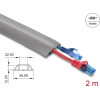 DELOCK ������ �������� �� �����������, �������� PVC, 50x14mm, 2m, ���� - (20767)