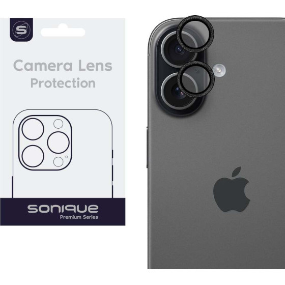 Sonique Camera Protection Glitter Lens Pro Apple iPhone 17 Black