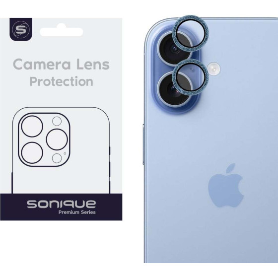 Sonique Camera Protection Glitter Lens Pro Apple iPhone 17 Mist Blue