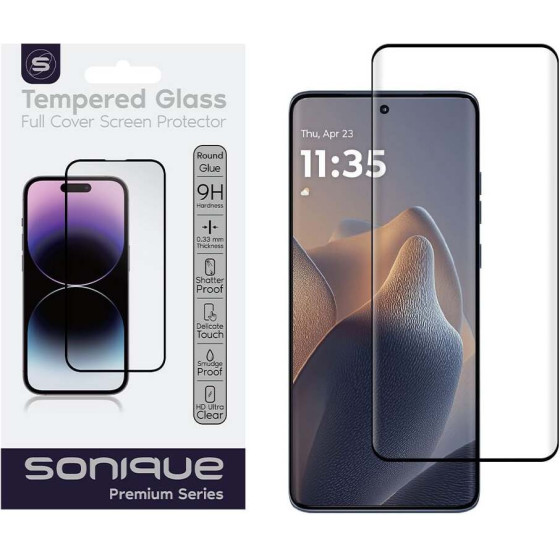 Sonique Curvy Glass Premium Series HD Full Cover 9H Motorola Edge 60 Fusion 5G �����