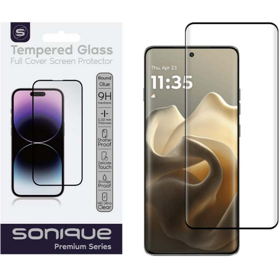 Sonique Curvy Glass Premium Series HD Full Cover 9H Motorola Edge 60 Pro 5G �����