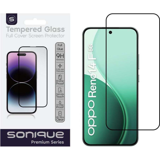 Sonique Hardy Glass Premium Series HD Full Cover 9H Oppo Oppo Reno14 F 5G �����