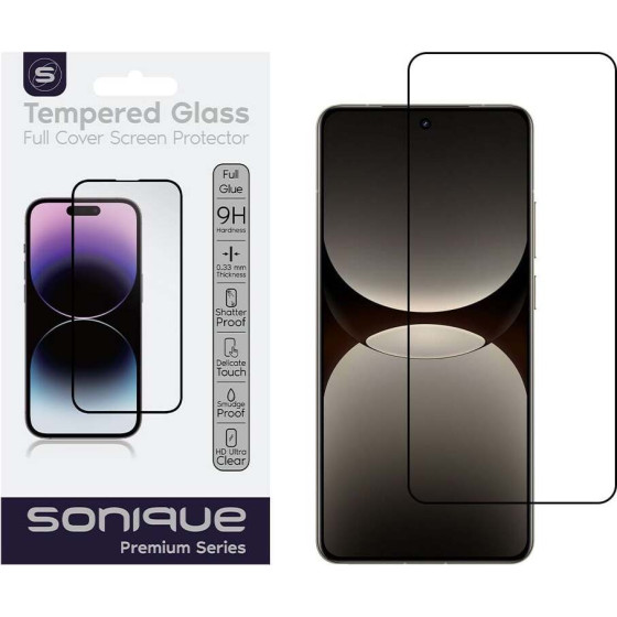 Sonique Hardy Glass Premium Series HD Full Cover 9H Realme GT 7 5G / Realme GT 7T 5G �����