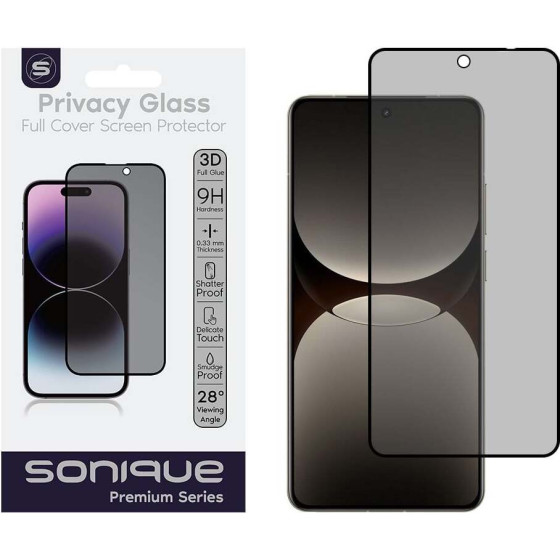 Sonique Privacy Glass Premium Series HD Full Cover 9H Xiaomi Redmi 15 4G / Redmi 15 5G �����