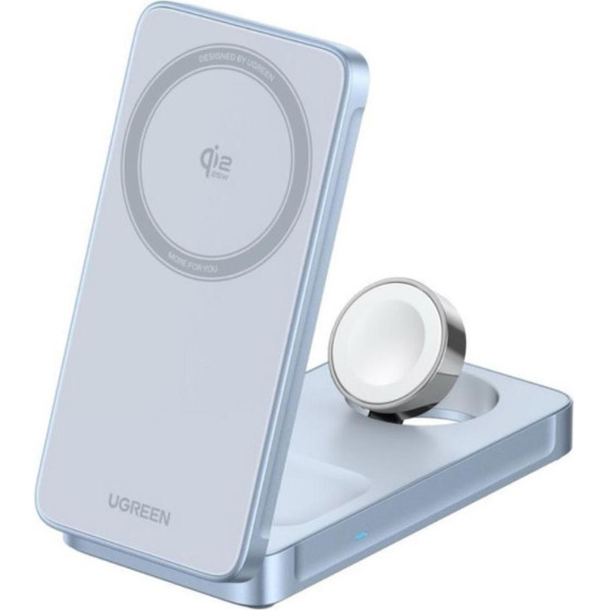 Ugreen W757 MagFlow Induction Charger 3in1 Qi2 25W - (65901)