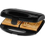 Clatronic ST 3814 sandwich maker 820 W Black - (264009)
