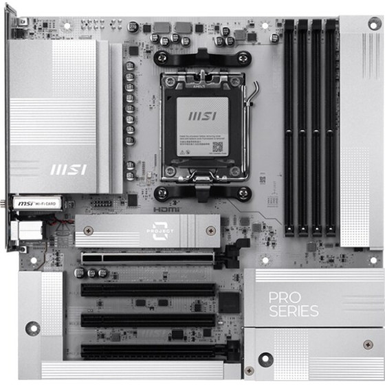 MSI AM5 M-ATX AMD B850 Socket AM5 micro ATX - (PRO B850M-A WIFI PZ)