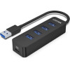 UNITEK HUB USB-A 4X USB-A 3.1, ACTIVE,10W, - (H1117A)