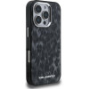 Karl Lagerfeld Case IML Leopard Pattern MagSafe for iPhone 16 Pro black - (KLHMP16LHDLEOICK)