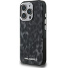 Karl Lagerfeld Case IML Leopard Pattern MagSafe for iPhone 16 Pro Max black - (KLHMP16XHDLEOICK)