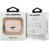 Karl Lagerfeld Case Silicone Chaupette Head 3D for AirPods Pro 3 pink - (KLAP3RUNCHP)
