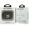 Karl Lagerfeld Case Silicone Choupette Head 3D for AirPods Pro 3 black - (KLAP3RUNCHK)