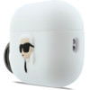 Karl Lagerfeld Case Silicone Karl Head 3D for AirPods Pro 3 white - (KLAP3RUNIKH)
