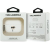 Karl Lagerfeld Case Silicone Karl Head 3D for AirPods Pro 3 white - (KLAP3RUNIKH)
