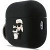 Karl Lagerfeld Case Silicone Karl&Chaupette Head 3D for AirPods Pro 3 black - (KLAP3RUNKC)