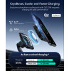 ESR OMNILOCK CRYOBOOST MAGNETIC MAGSAFE VENT CAR MOUNT WIRLESSS CHARGER QI2.2 25W BLACK