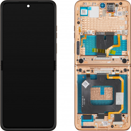 Motorola LCD Display Module for Razr+ 2025 / Razr+ 2024 / Razr 50 Ultra, Sub Inner, Mocha Mousse - (5D68C29482)