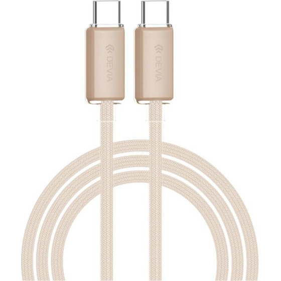 Devia ������� �������� USB 2.0 EC688 Woven USB C �� USB C PD 60W 1.5m Extreme ����� - (121829, EC688)
