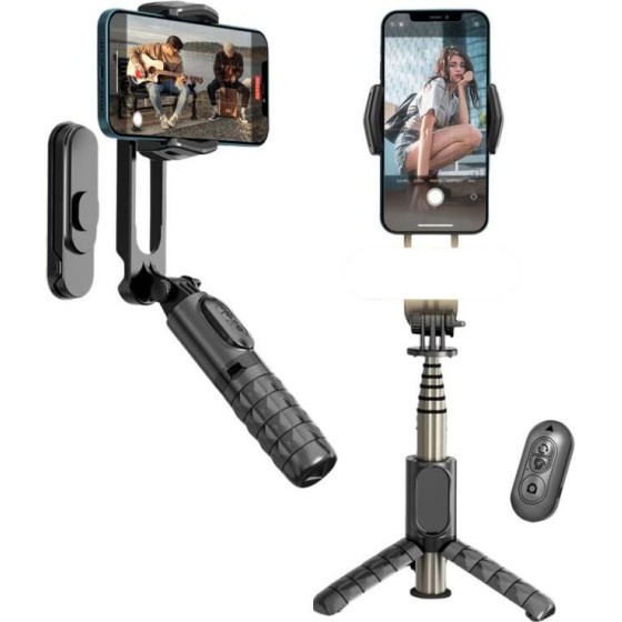 Devia Gimbal & ������� ES074 ��� Smartphones ������� 37 ��� 90mm ����� - (365744)