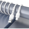 Devia ��������� �������� RLC-342 12W �� ����� ����� 2xUSB A & ������� USB C 1m Lite2 ����� - (140837)