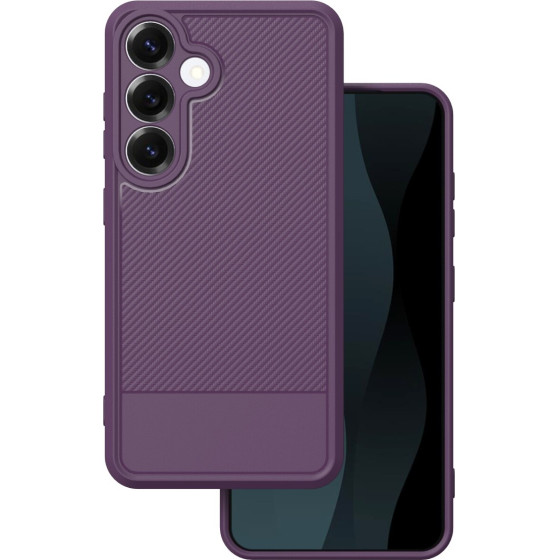 TFO Simple Carbon case for Samsung Galaxy S25 FE purple