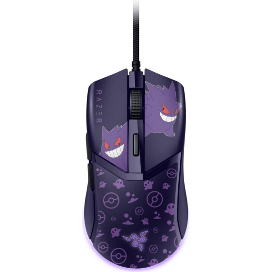 Razer COBRA - Pokemon Gengar Ed.- 58g Lightweight Gaming Mouse - RGB UNDERGLOW - 8500 DPI - (RZ01-04650700-R3M1)