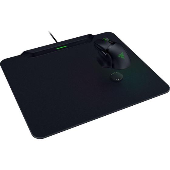 Razer Hyperflux V2 Hard - Wireless Charging Puck - Gaming Mousepad - Anti-Slip Rubber Base - (RZ81-04930100-B3M1)