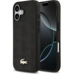 LACOSTE Pu Nomogramme Gold Logo Magsafe Case For Iphone 17 Black - (LCHMP17SPNOK)