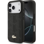LACOSTE Pu Nomogramme Gold Logo Magsafe Case For Iphone 17 Pro Black - (LCHMP17LPNOK)