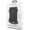 LACOSTE Pvc Iconic Petit Pique Metal Logo Phone Pouch Xl Black - (LCPSP17XPLAK)