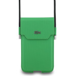 LACOSTE Pvc Iconic Petit Pique Metal Logo Phone Pouch Xl Green - (LCPSP17XPLAN)