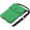 LACOSTE Pvc Iconic Petit Pique Metal Logo Phone Pouch Xl Green - (LCPSP17XPLAN)