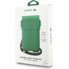 LACOSTE Pvc Iconic Petit Pique Metal Logo Phone Pouch Xl Green - (LCPSP17XPLAN)