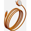 ENERGEA Flow Duo Watch 2-in-1 Cable USB-C To USB-C + Apple Watch Charger 480Mb/s 60W 1.5m Orange - (CBL-FLDWATCH-ORG)