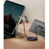ENERGEA Flow Duo Watch 2-in-1 Cable USB-C To USB-C + Apple Watch Charger 480Mb/s 60W 1.5m Orange - (CBL-FLDWATCH-ORG)