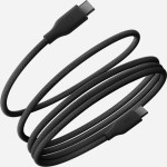 ENERGEA Helix 60 Magnetic USB-C To USB-C Cable 480MBps 60W 1.5m Black - (CBL-HX60-BLK150)