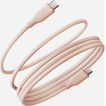 ENERGEA Helix 60 Magnetic USB-C To USB-C Cable 480MBps 60W 1.5m Pink - (CBL-HX60-PNK150)