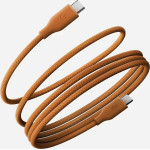 ENERGEA Kabel Helix 60 USB-C Do USB-C Magnetyczny 480MBps 60W 1.5m Pomaranczowy - (CBL-HX60-ORG150)